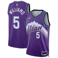 Cody Williams Utah Jazz Unisex Swingman Jersey - Icon Edition - Purple Basketball TJS0772