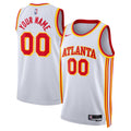 Atlanta Hawks Unisex Swingman Custom Jersey White - Association Edition Basketball TJS0793