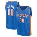 Oklahoma City Thunder Fast Break Custom Jersey - Icon Edition - Blue Basketball TJS0860