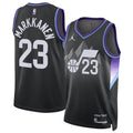 Lauri Markkanen Utah Jazz Jordan Brand Unisex 2024/25 Swingman Jersey - Statement Edition - Black Basketball TJS0725