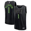 Zion Williamson New Orleans Pelicans 2025/26 City Edition Fast Break Jersey - Black Basketball TJS0706