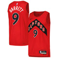 RJ Barrett Toronto Raptors Unisex Swingman Player Jersey - Icon Edition - Red Basketball TJS0833