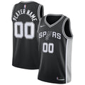 San Antonio Spurs Swingman Custom Jersey Black - Icon Edition Basketball TJS0708