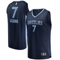 Santi Aldama Memphis Grizzlies Fast Break Replica Jersey - Icon Edition - Navy Basketball TJS0743
