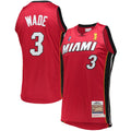 Dwyane Wade Miami Heat M & N 2005-06 Hardwood Classics Jersey - Red Basketball TJS0673