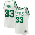 Larry Bird Boston Celtics M & N Hardwood Classics 1985/86 Swingman Jersey - White Basketball TJS0738