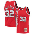 Bill Walton Portland Trail Blazers M & N 1976/77 Hardwood Classics Swingman Jersey - Red Basketball TJS0791