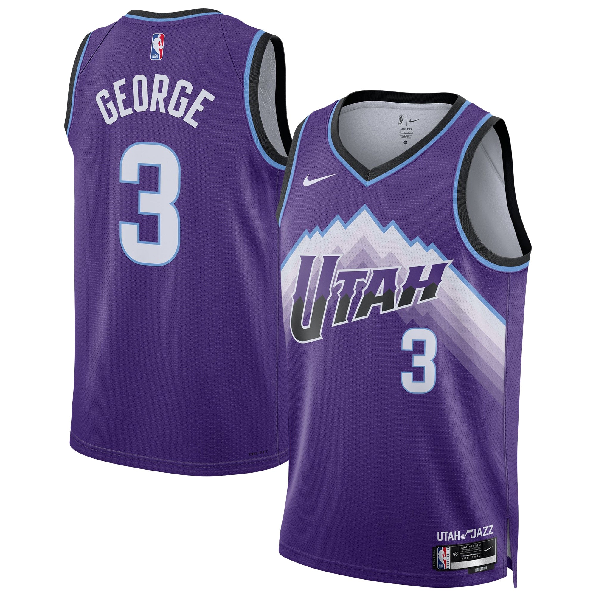 Keyonte George Utah Jazz Unisex Swingman Jersey - Icon Edition - Purple Basketball TJS0674