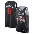 RJ Barrett Toronto Raptors Unisex 2025/26 Swingman Jersey - Black - City Edition Basketball TJS0722