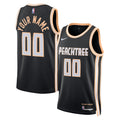 Atlanta Hawks Unisex 2025/26 City Edition Swingman Custom Jersey - Black Basketball TJS0834