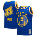 Baron Davis Golden State Warriors M & N Hardwood Classics 2004/05 Swingman Jersey - Royal Basketball TJS0861