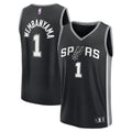 Victor Wembanyama San Antonio Spurs Fast Break Replica Player Jersey - Icon Edition - Black Basketball TJS0724
