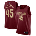 Donovan Mitchell Cleveland Cavaliers Unisex Swingman Jersey - Icon Edition - Wine Basketball TJS0684