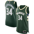 Giannis Antetokounmpo Milwaukee Bucks Jersey - Icon Edition - Hunter Green Basketball TJS0831