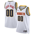 Denver Nuggets Unisex Swingman Custom Jersey White - Association Edition Basketball TJS0775