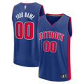 Detroit Pistons Fast Break Custom Jersey - Icon Edition - Blue Basketball TJS0681