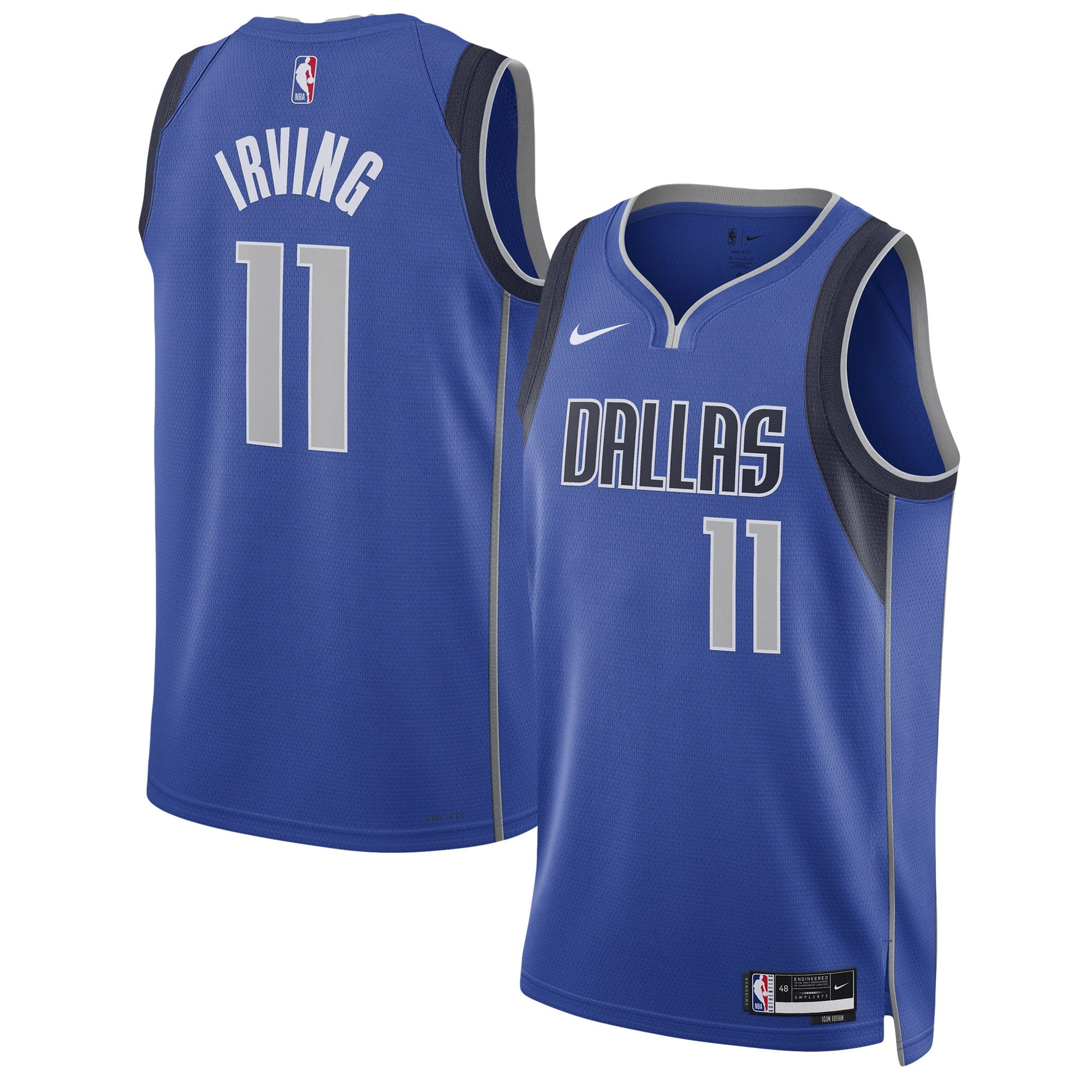 Kyrie Irving Dallas Mavericks Unisex Swingman Jersey - Icon Edition - Blue Basketball TJS0707