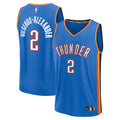 Shai Gilgeous-Alexander Oklahoma City Thunder Fast Break Replica Player Jersey - Icon Edition - Blue Basketball TJS0756
