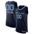 Memphis Grizzlies 2020/21 Custom Jersey Navy - Icon Edition Basketball TJS0865