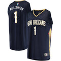 Zion Williamson New Orleans Pelicans Fast Break Replica Jersey Navy - Icon Edition Basketball TJS0713
