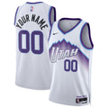 Utah Jazz Unisex Swingman Custom Jersey - Association Edition - White Basketball TJS0782