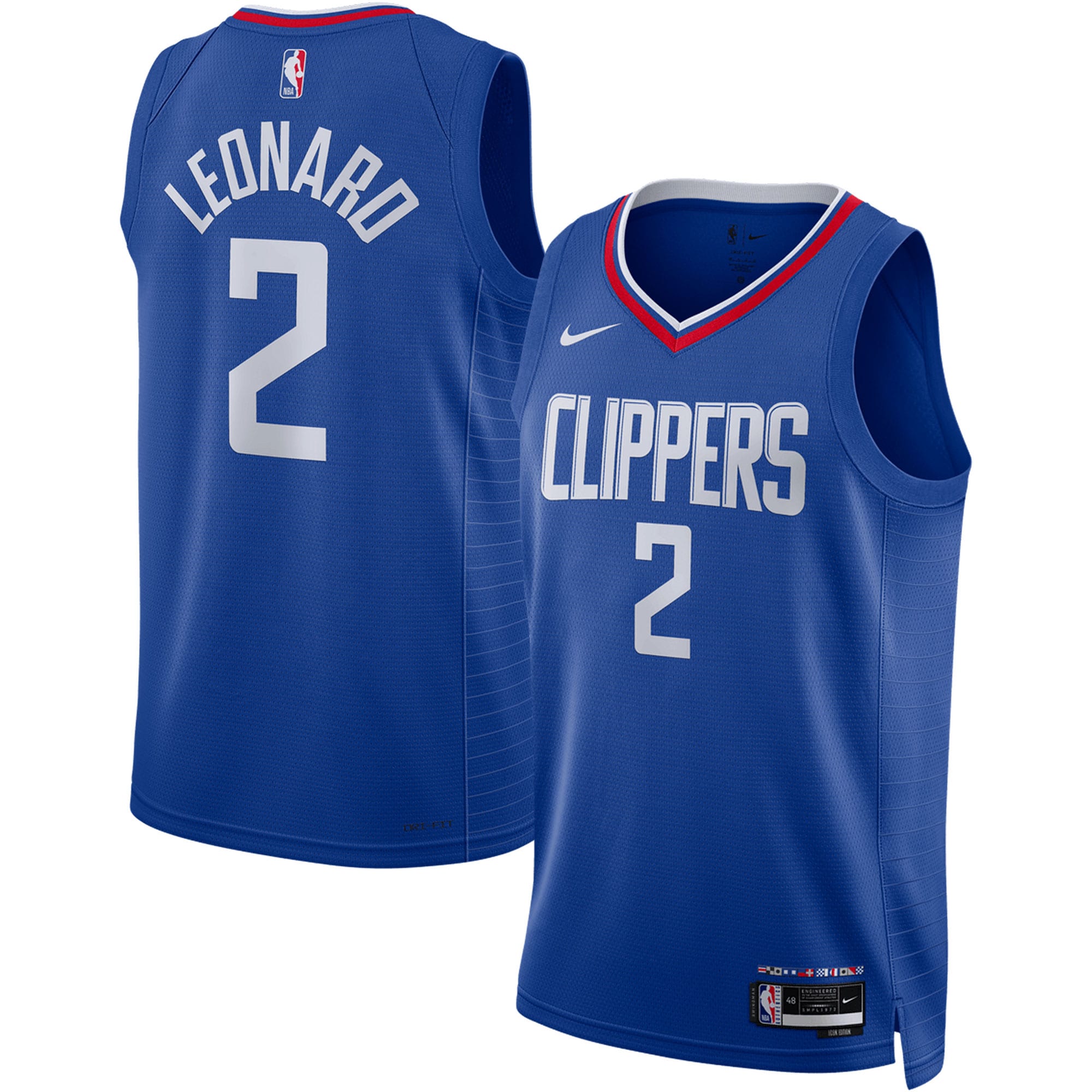 Kawhi Leonard LA Clippers Unisex Swingman Jersey - Icon Edition - Royal Basketball TJS0851