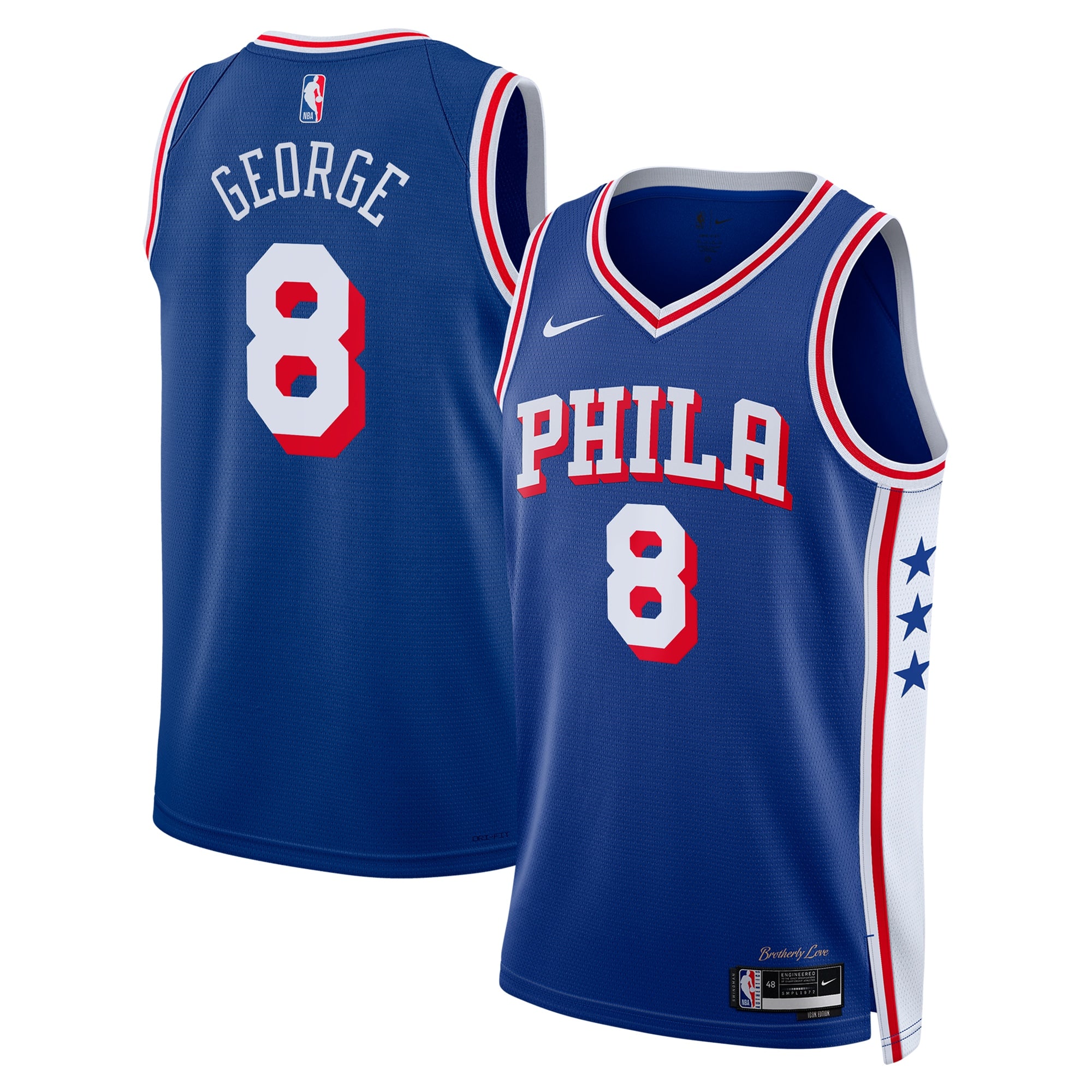 Paul George Philadelphia 76ers Unisex 2024 Offseason Addition Swingman Jersey - Royal Basketball TJS0871