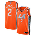 Kawhi Leonard LA Clippers Unisex 2025/26 Swingman Jersey - Orange - City Edition Basketball TJS0890