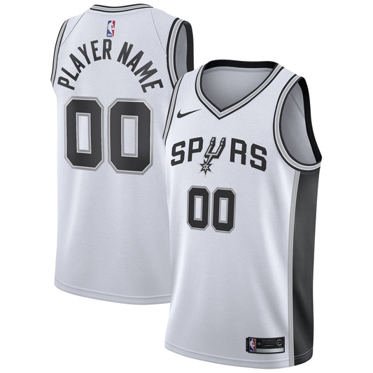 San Antonio Spurs 2020/21 Swingman Custom Jersey - Association Edition - White Basketball TJS0932