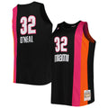 Shaquille O'Neal Miami Heat M & N Big & Tall Hardwood Classics 2005/06 Swingman Jersey - Black Basketball TJS0881