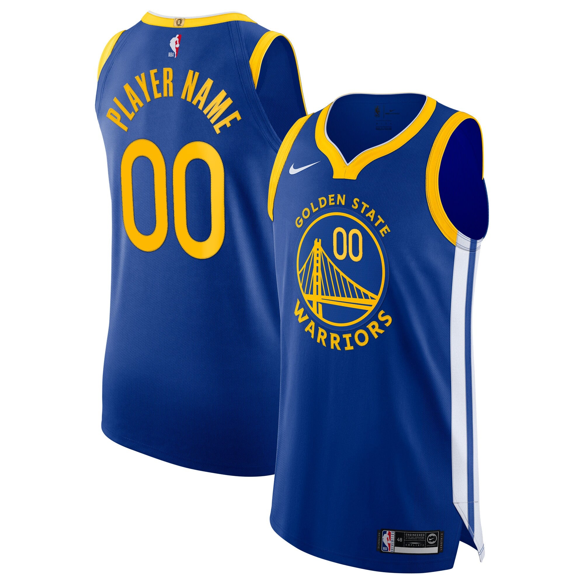 Golden State Warriors 2020/21 Custom Jersey Blue - Icon Edition Basketball TJS1005