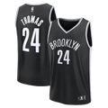 Cam Thomas Brooklyn Nets Fast Break Replica Jersey - Black - Icon Edition Basketball TJS0949