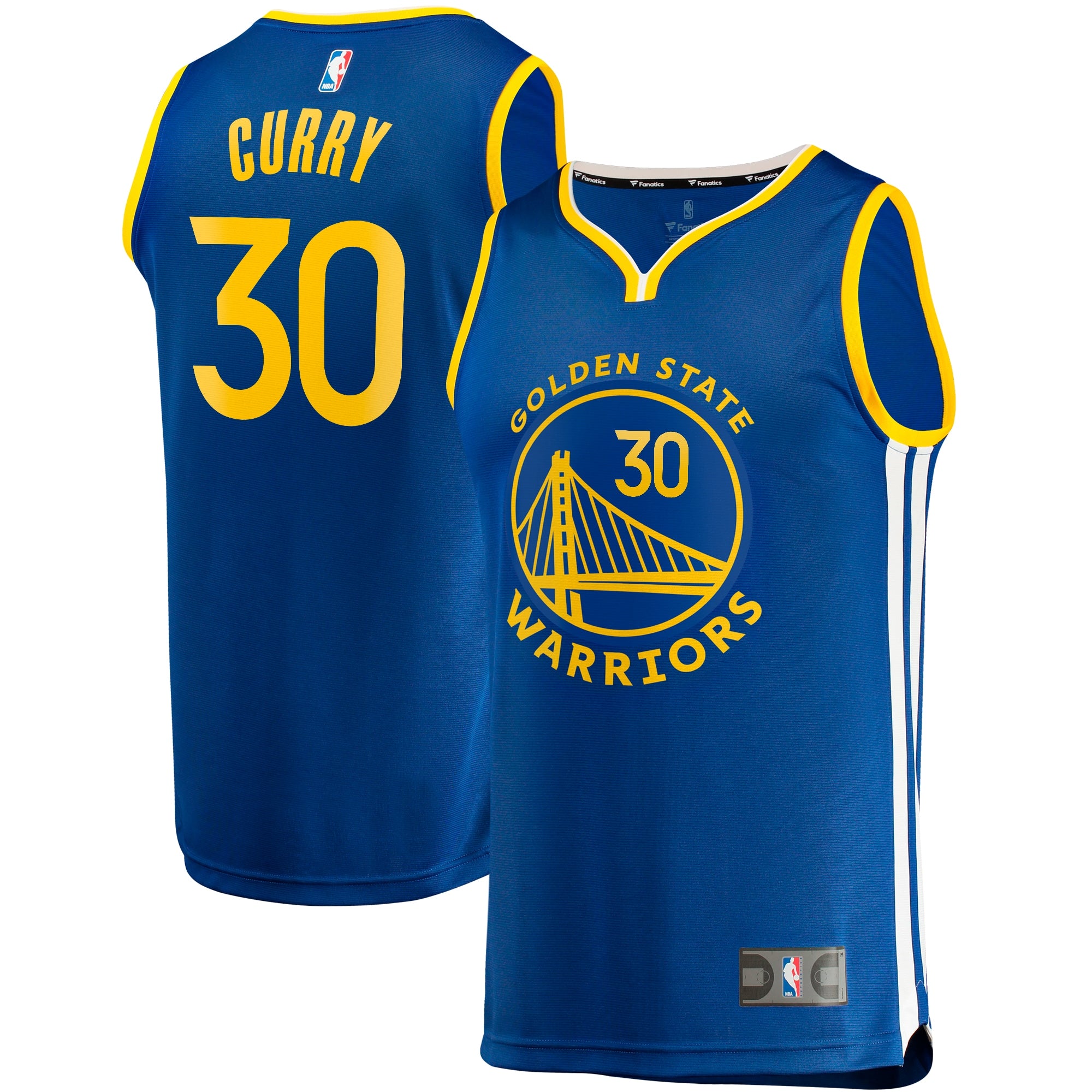 Stephen Curry Golden State Warriors Big & Tall Fast Break Player Jersey - Royal - Icon Edition Basketball TJS0986