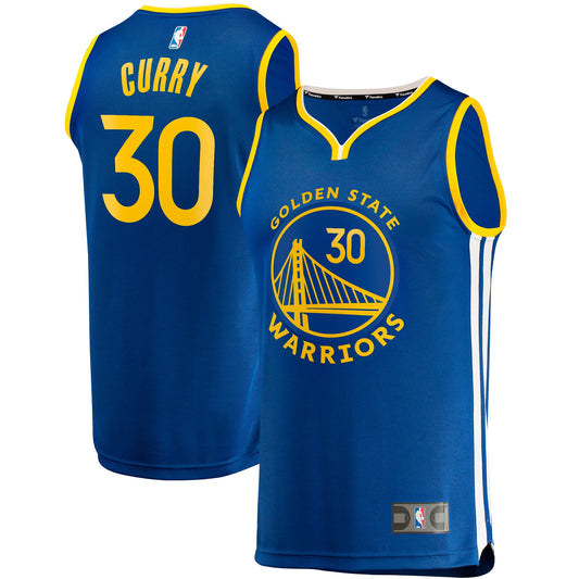 Stephen Curry Golden State Warriors Big & Tall Fast Break Player Jersey - Royal - Icon Edition Basketball TJS0986