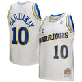 Tim Hardaway Golden State Warriors M & N Hardwood Classics 1990/91 Swingman Jersey - White Basketball TJS1058