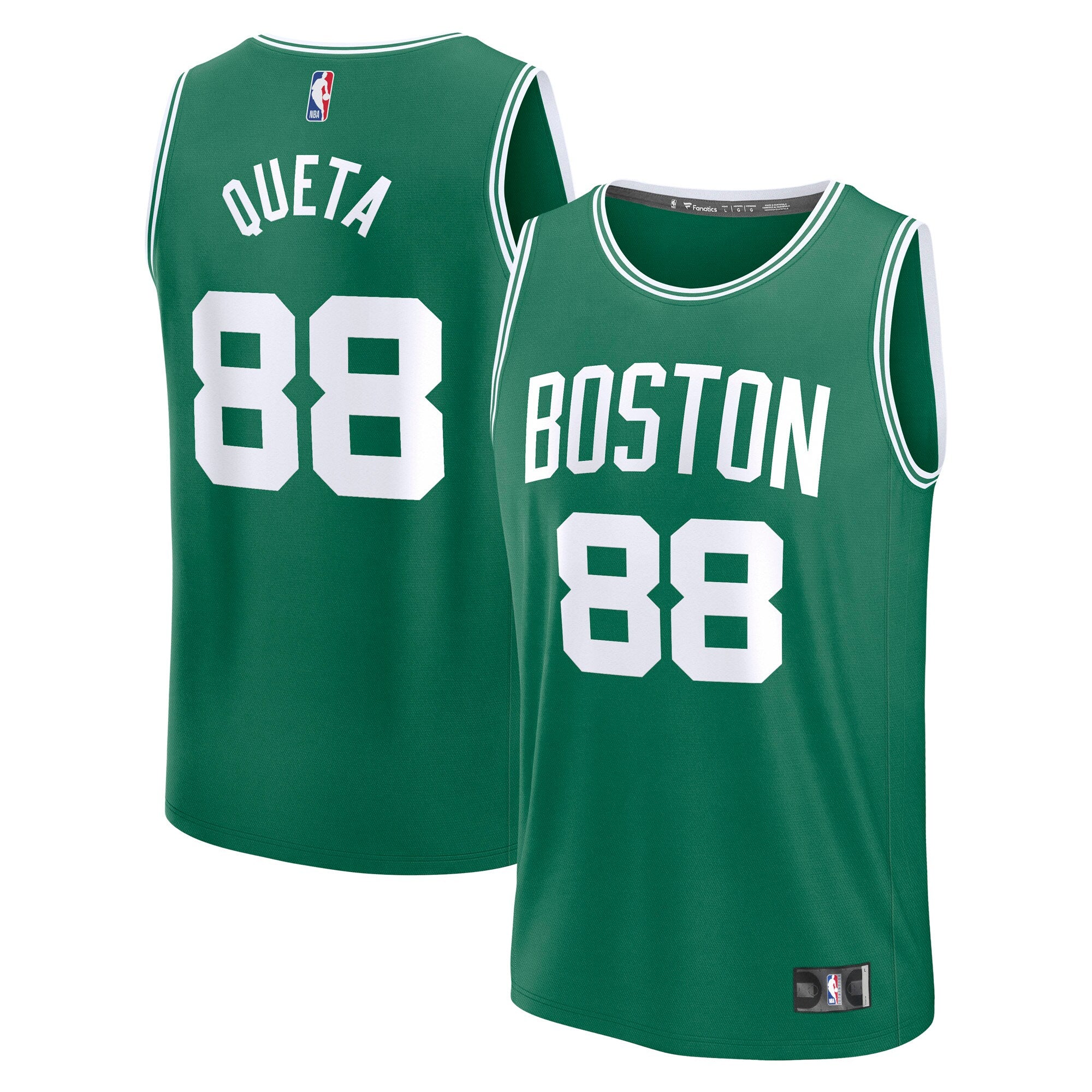 Neemias Queta Boston Celtics Fast Break Replica Player Jersey - Icon Edition - Kelly Green Basketball TJS0893
