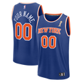 New York Knicks 2026 Finals Champions Fast Break Custom Jersey - Icon Edition - Blue Basketball TJS0972