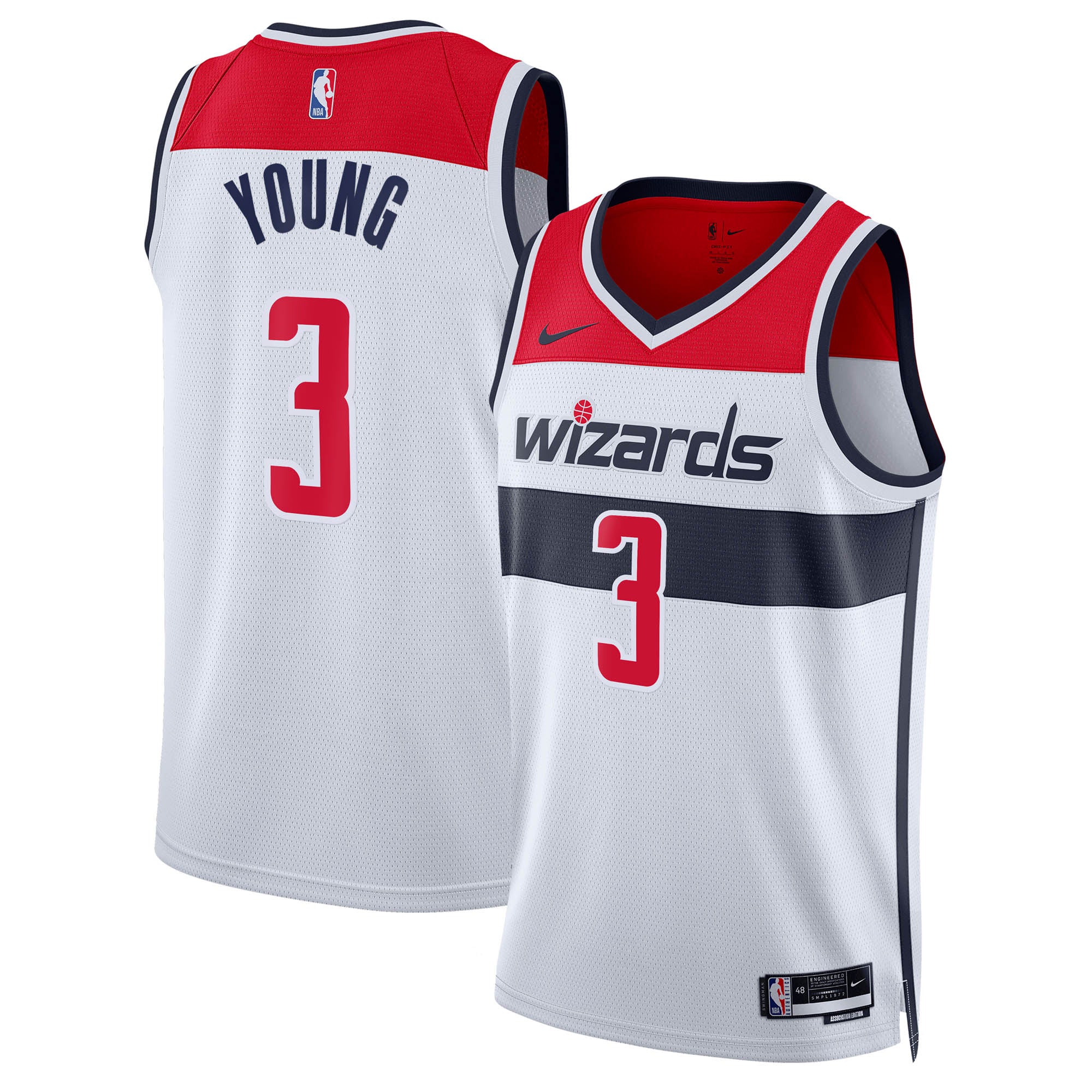 Trae Young Washington Wizards Unisex Swingman Jersey - Association Edition - White Basketball TJS1004