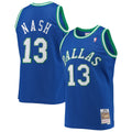 Steve Nash Dallas Mavericks M & N 1998/99 Hardwood Classics Swingman Jersey - Blue Basketball TJS0928