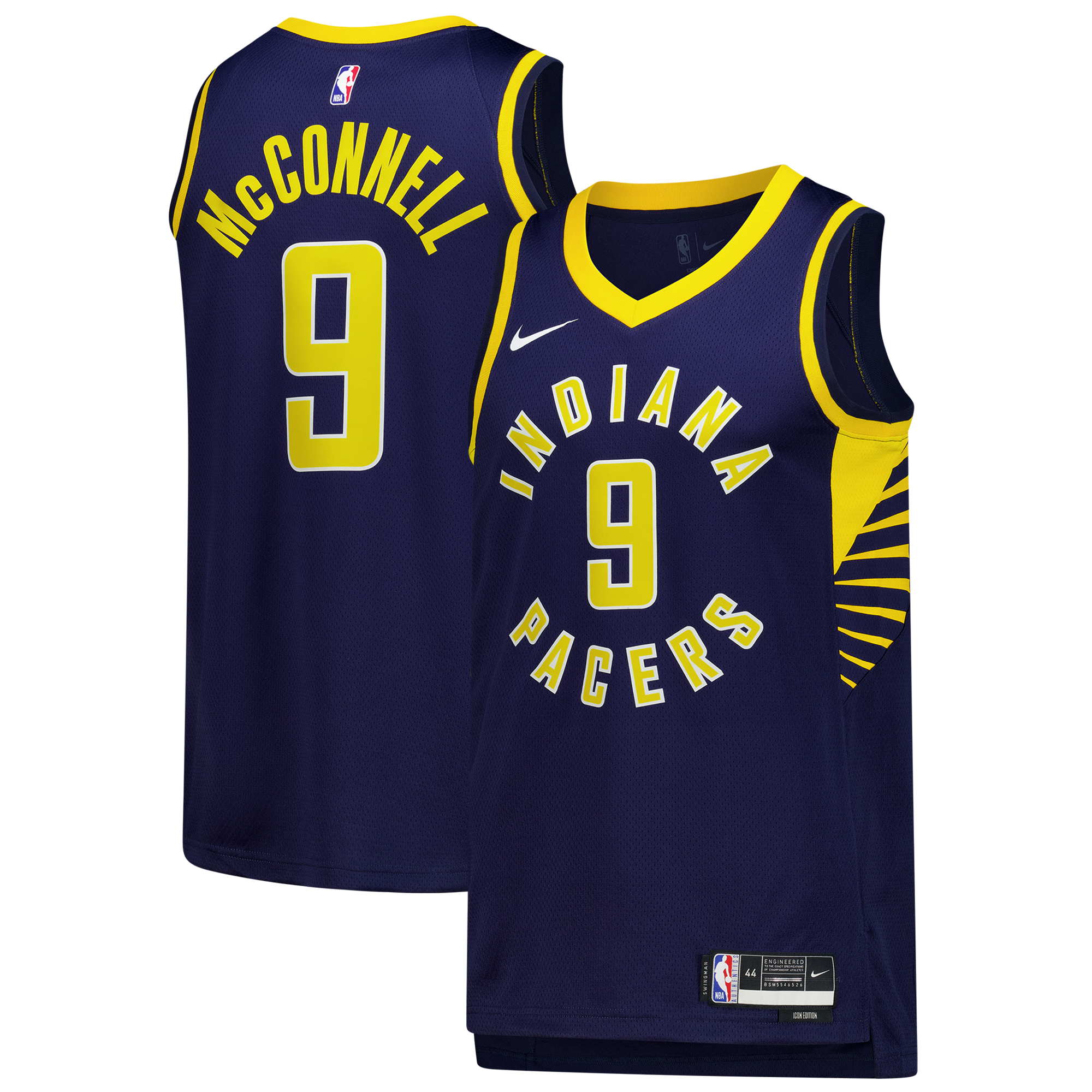 T.J. McConnell Indiana Pacers Unisex Swingman Jersey - Icon Edition - Navy Basketball TJS0920