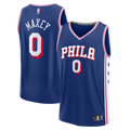 Tyrese Maxey Philadelphia 76ers Fast Break Replica Player Jersey - Icon Edition - Royal Basketball TJS1001