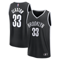 Nic Claxton Brooklyn Nets Fast Break Replica Jersey - Black - Icon Edition Basketball TJS1000