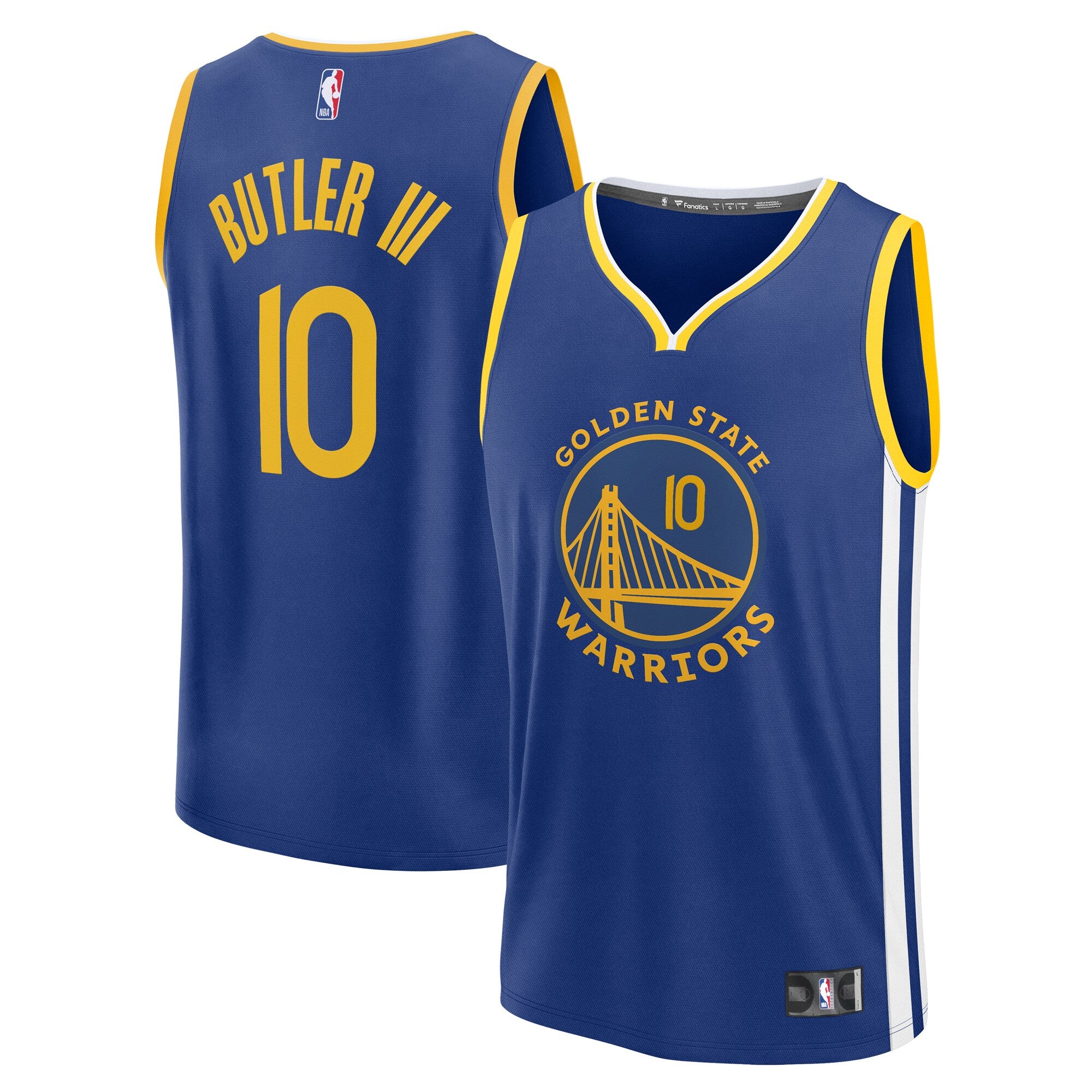 Jimmy Butler III Golden State Warriors Fast Break Replica Player Jersey - Icon Edition � Royal Basketball TJS0885