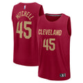 Donovan Mitchell Cleveland Cavaliers Fast Break Replica Player Jersey - Icon Edition - Wine Basketball TJS0951