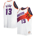 Steve Nash Phoenix Suns M & N Big & Tall Hardwood Classics 1996/97 Swingman Jersey - White Basketball TJS0953