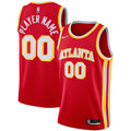 Atlanta Hawks 2020/21 Swingman Custom Jersey - Icon Edition - Red Basketball TJS0975