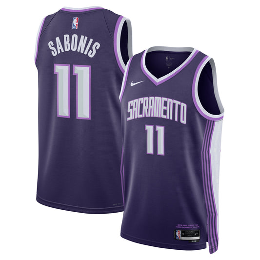 Domantas Sabonis Sacramento Kings Unisex 2025/26 Swingman Jersey - Purple - City Edition Basketball TJS1048