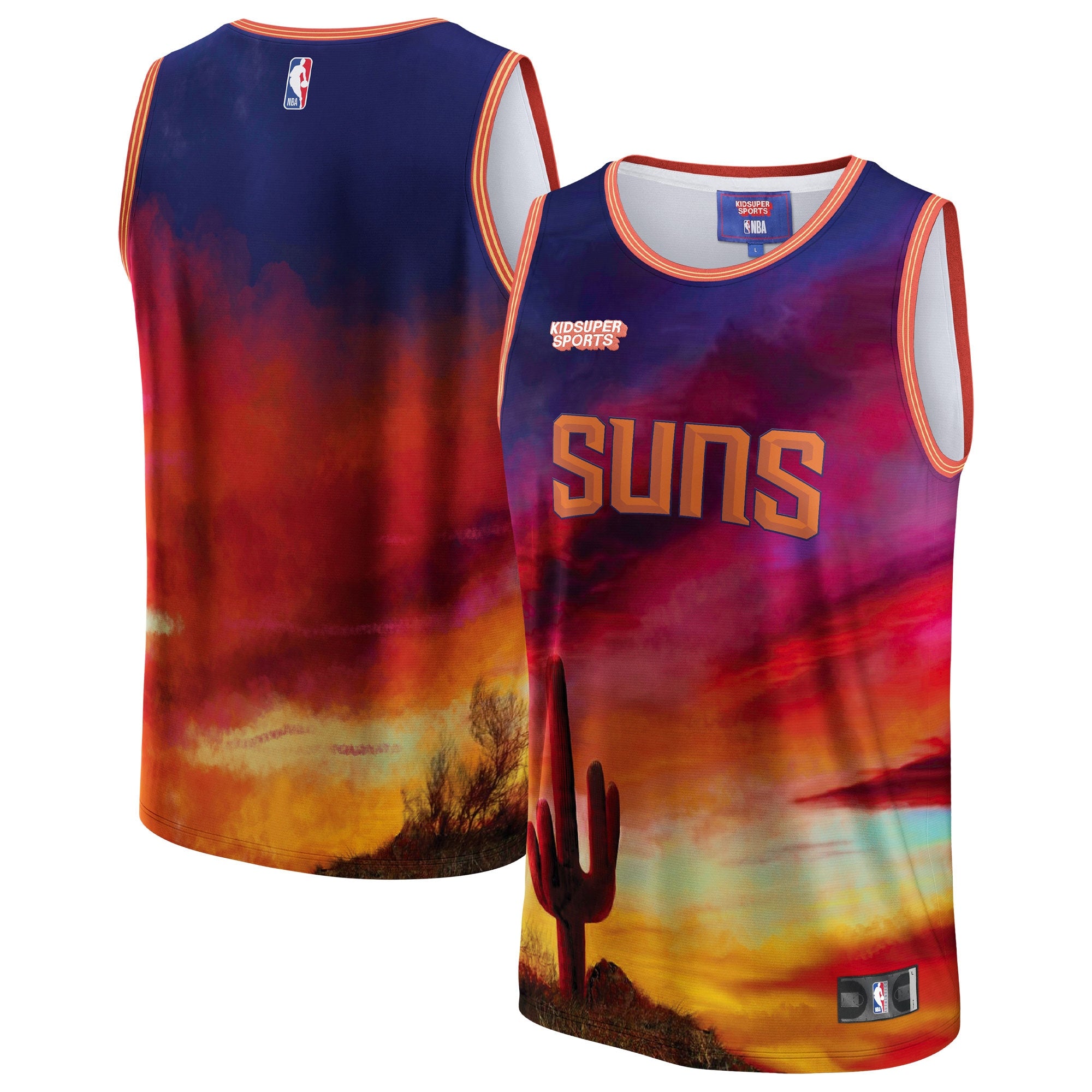 Phoenix Suns & KidSuper Studios by Unisex Hometown Jersey - Red Basketball TJS0886