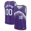 Utah Jazz Fast Break Replica Custom Jersey - Purple - Icon Edition Basketball TJS0968