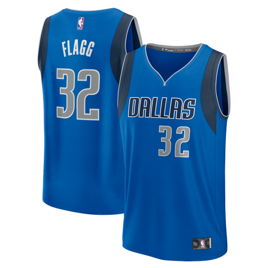 Cooper Flagg Dallas Mavericks 2025 Draft First Round Pick Fast Break Replica Jersey - Icon Edition - Blue Basketball TJS1029